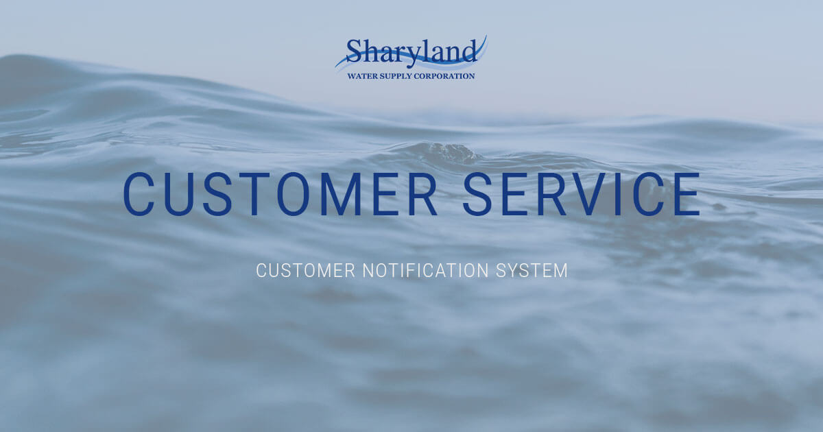Customer Portal - Sharyland Water Supply Corporation